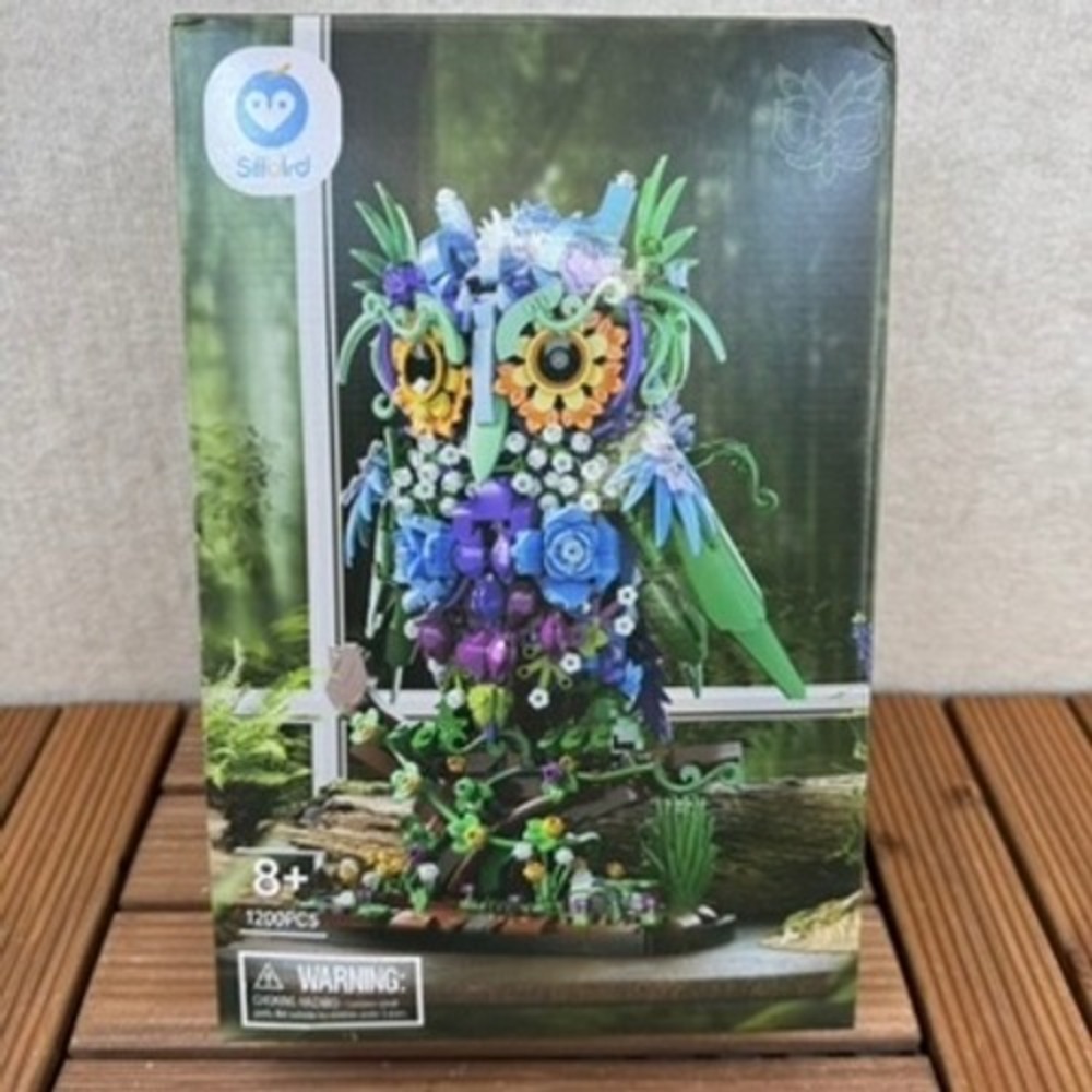 Sillbird Building Blocks Owl Flower Collection 1200 Pieces Bricks NEW